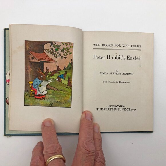 Peter Rabbit's Easter Wee Books for Wee Folks Linda Stevens Almond Illustrated - Picture 8 of 11